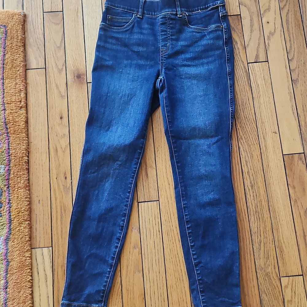 New Spanx Pull-On Ankle Skinny Jeans High Rise Sz S!